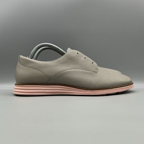 Cole Haan Original Grand Oxford Women's Size 9 Paloma Leather W17145 Grey Pink - Picture 1 of 10